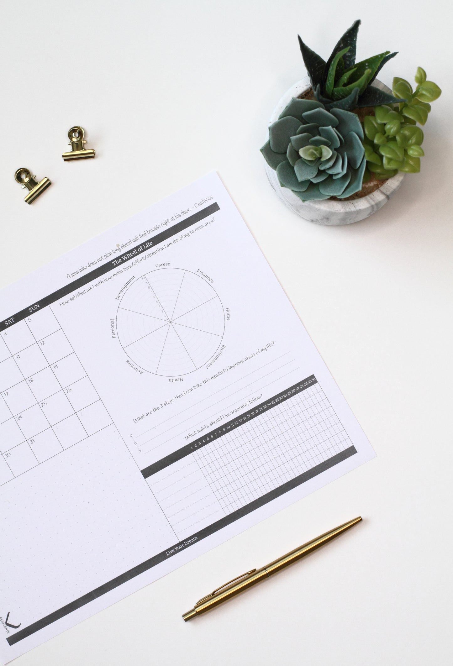 2025 Monthly Printable Set